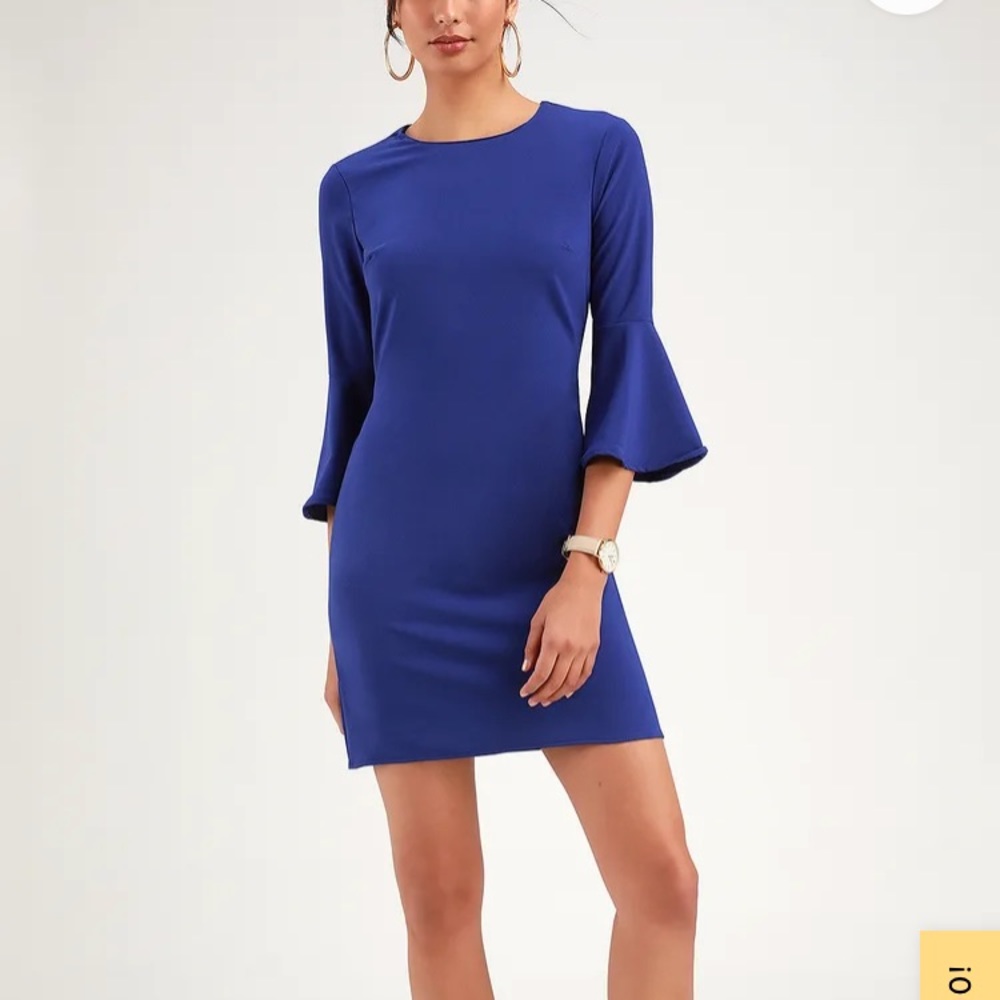 NWT Lulus royal blue dress